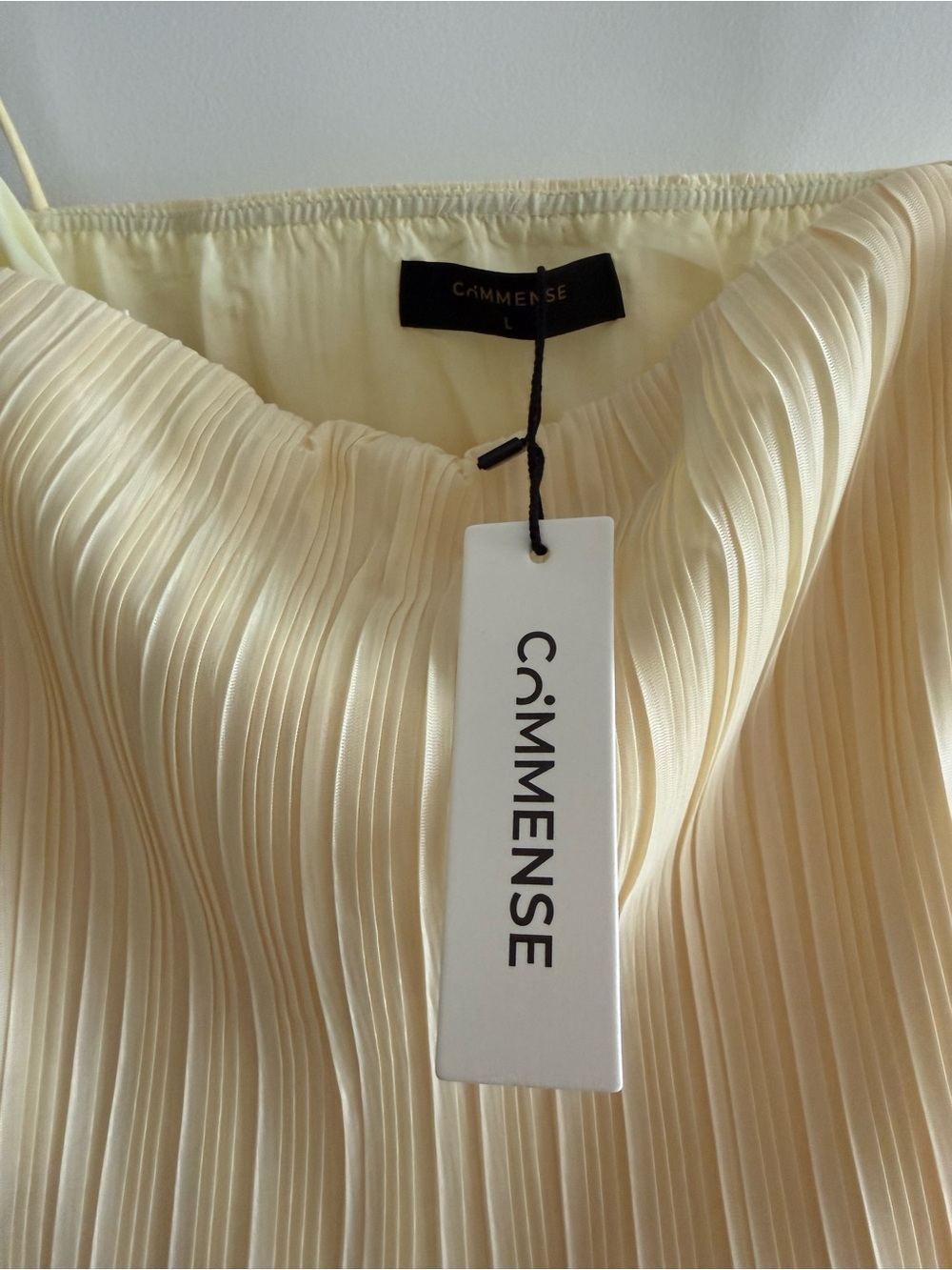 Commense Pleated Ruffle Midi Dress Set - Picture 5 of 6